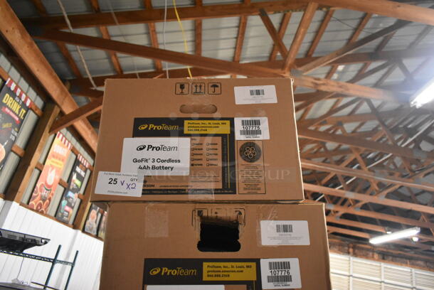 2 BRAND NEW SCRATCH AND DENT! Items Including 196107775 ProTeam GoFit 3 107775 4.0 Ah 3 Qt. Cordless Backpack Vacuum with 107098 Xover Multi-Surface 2-Piece Wand Kit and 196107779 ProTeam GoFit 3 107779 8.0 Ah 3 Qt. Cordless Backpack Vacuum with 107098 Xover Multi-Surface 2-Piece Wand Kit. 2 Times Your Bid!  - Image 2 of 5