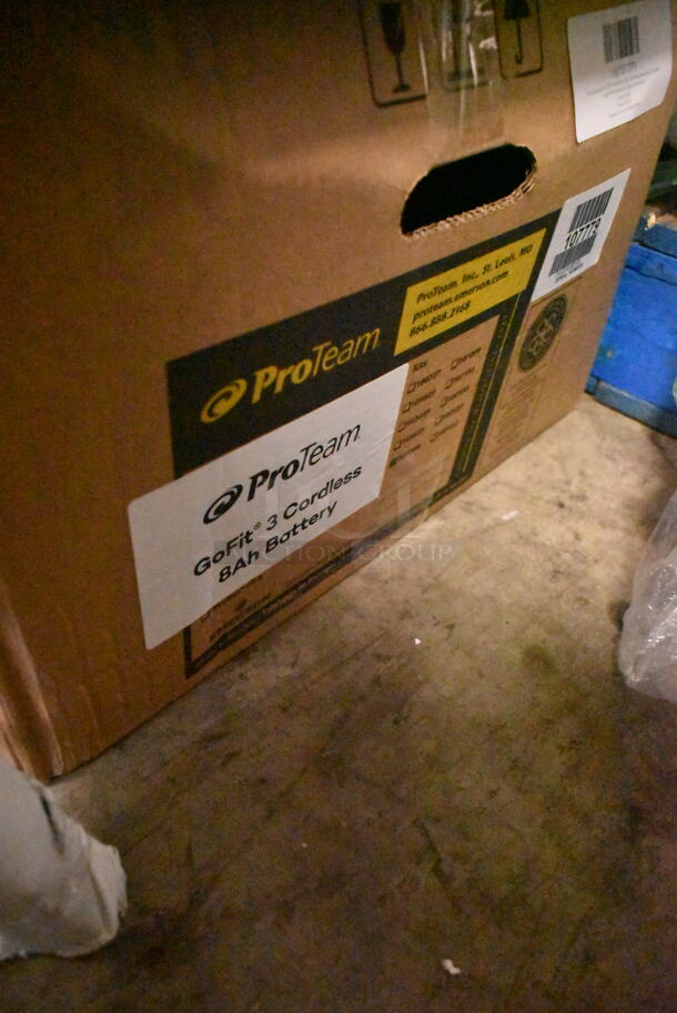 2 BRAND NEW SCRATCH AND DENT! Items Including 196107775 ProTeam GoFit 3 107775 4.0 Ah 3 Qt. Cordless Backpack Vacuum with 107098 Xover Multi-Surface 2-Piece Wand Kit and 196107779 ProTeam GoFit 3 107779 8.0 Ah 3 Qt. Cordless Backpack Vacuum with 107098 Xover Multi-Surface 2-Piece Wand Kit. 2 Times Your Bid!  - Image 4 of 5
