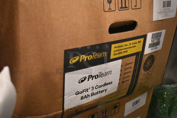 2 BRAND NEW SCRATCH AND DENT! Items Including 196107780 ProTeam GoFit 3 107780 8.0 Ah 3 Qt. Cordless Backpack Vacuum with 107532 ProBlade Hard Surface and Carpet Floor Tool Kit and 196107776 ProTeam GoFit 3 107776 4.0 Ah 3 Qt. Cordless Backpack Vacuum with 107532 ProBlade Hard Surface and Carpet Floor Kit. 2 Times Your Bid!  - Image 4 of 5