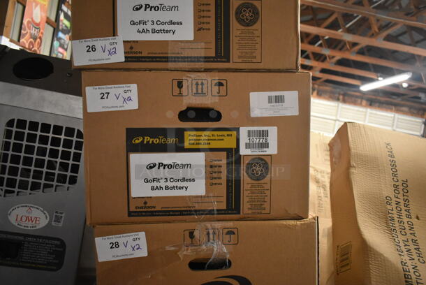 2 BRAND NEW SCRATCH AND DENT! Items Including 196107774 ProTeam GoFit 3 107774 4.0 Ah 3 Qt. Cordless Backpack Vacuum with 107100 Xover Multi-Surface Telescoping Wand Kit and 196107778 ProTeam GoFit 3 107778 8.0 Ah 3 Qt. Cordless Backpack Vacuum with 107100 Xover Multi-Surface Telescoping Wand Kit. 2 Times Your Bid!  - Image 2 of 6