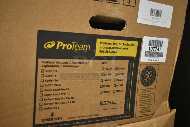 2 BRAND NEW SCRATCH AND DENT! Items Including 196107747 ProTeam GoFit 3 107747 3 Qt. Backpack Vacuum with 2-Piece Wand and Xover Multi-Surface Tool - 120V and 196107748 ProTeam GoFit 3 107748 3 Qt. Backpack Vacuum with Telescoping Wand and Xover Multi-Surface Tool - 120V. 2 Times Your Bid!  - Image 3 of 6