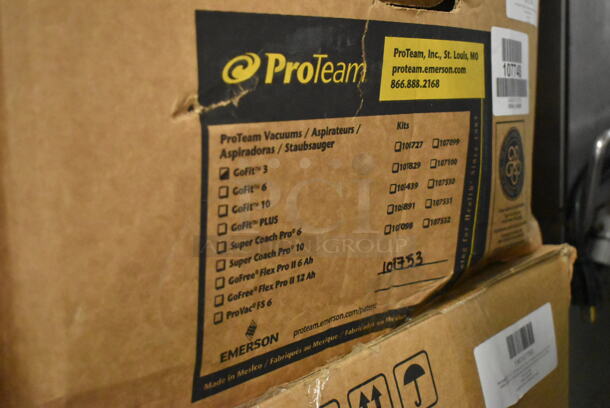 2 BRAND NEW SCRATCH AND DENT! Items Including 196107747 ProTeam GoFit 3 107747 3 Qt. Backpack Vacuum with 2-Piece Wand and Xover Multi-Surface Tool - 120V and 196107748 ProTeam GoFit 3 107748 3 Qt. Backpack Vacuum with Telescoping Wand and Xover Multi-Surface Tool - 120V. 2 Times Your Bid!  - Image 4 of 6