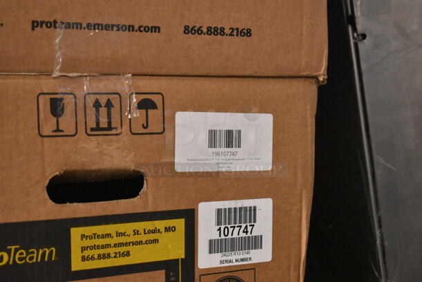 2 BRAND NEW SCRATCH AND DENT! Items Including 196107747 ProTeam GoFit 3 107747 3 Qt. Backpack Vacuum with 2-Piece Wand and Xover Multi-Surface Tool - 120V and 196107748 ProTeam GoFit 3 107748 3 Qt. Backpack Vacuum with Telescoping Wand and Xover Multi-Surface Tool - 120V. 2 Times Your Bid!  - Image 5 of 6