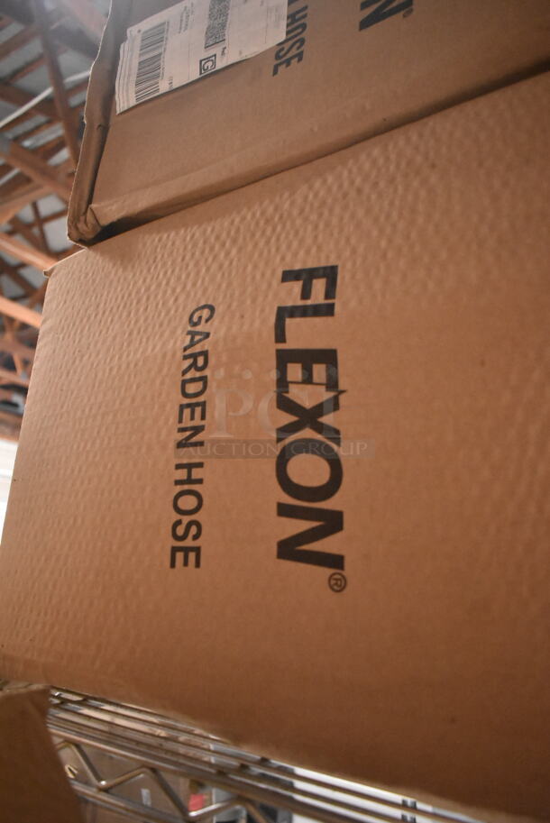 2 Boxes of 5 BRAND NEW SCRATCH AND DENT! Flexon WS50CN 50' Soaker Hose. 2 Times Your Bid!  - Image 3 of 4