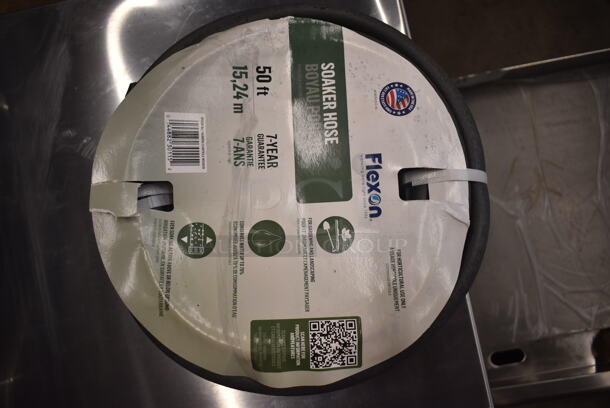 2 Boxes of 5 BRAND NEW SCRATCH AND DENT! Flexon WS50CN 50' Soaker Hose. 2 Times Your Bid!  - Image 3 of 4
