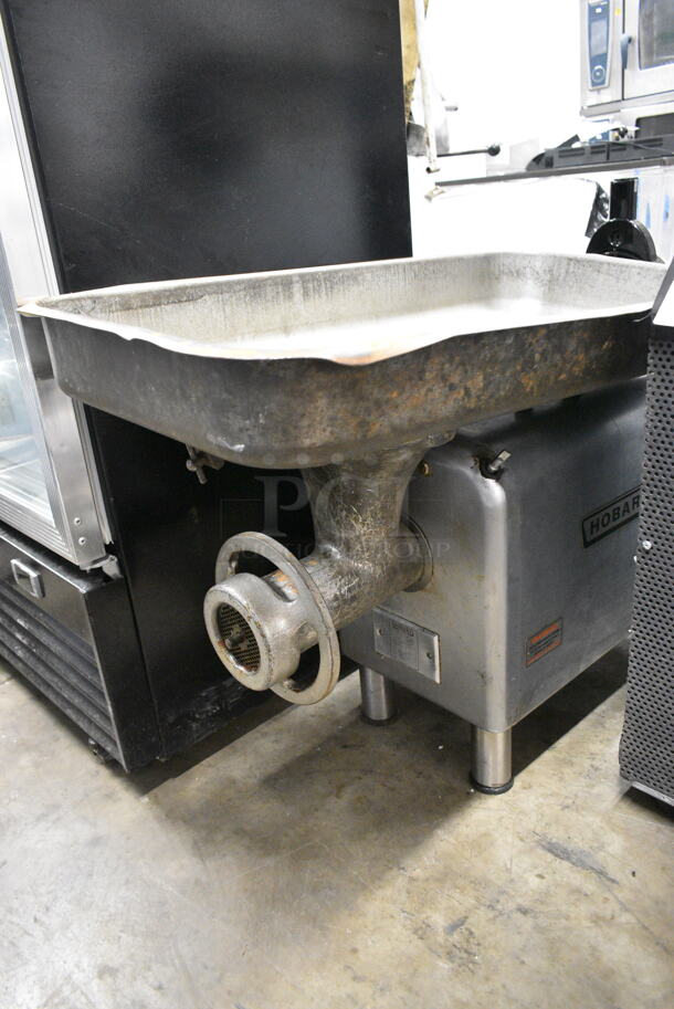 Hobart 4822 Metal Commercial Countertop Meat Grinder. 115 Volts, 1 Phase. Tested and Working! - Image 1 of 6