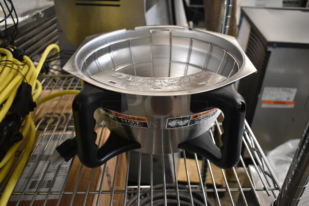 BRAND NEW SCRATCH AND DENT! Bunn 45845.0002 Stainless Steel Funnel Assembly With Black Handle - Image 5 of 6