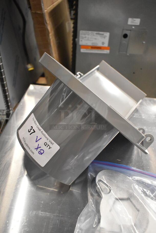 2 BRAND NEW SCRATCH AND DENT! Items Including 64929384 Robot Coupe 29384 Feed Lead Assembly and 649118243 Robot Coupe 118243S Replacement Fine Serrated Edge Blade. 2 Times Your Bid!  - Image 3 of 7