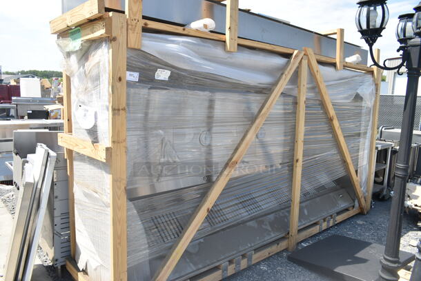 BRAND NEW IN CRATE! Halton KVE Custom  Stainless Steel Commercial Grease Hood w/ Filters.  - Image 2 of 12