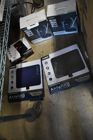 5 BRAND NEW! Various Coby Antennas. 5 Times Your Bid! 