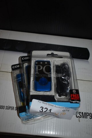 11 BRAND NEW! Coby Video MP3 Players. 11 Times Your Bid! 