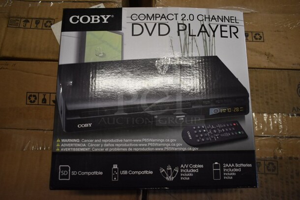 3 BRAND NEW! Coby CDV-30 Compact 2.0 Channel DVD Player. 3 Times Your Bid!  - Image 1 of 4