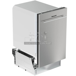 BRAND NEW SCRATCH AND DENT! Honeywell HDS18SS 18" Dishwasher with 8 Place settings, 6 Washing Programs. 120 Volts, 1 Phase.