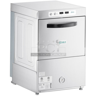 BRAND NEW SCRATCH AND DENT! 2023 Noble 495HTGW22 Stainless Steel Commercial Undercounter High-Temperature Underbar Glass Washer. 208/240 Volts, 1 Phase.