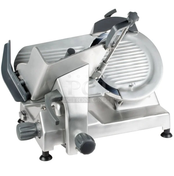 BRAND NEW SCRATCH AND DENT! 2024 Hobart Centerline EDGE12-11 Stainless Steel Commercial Countertop Meat Slicer w/ Blade Sharpener. 115 Volts, 1 Phase. Tested and Working! - Image 1 of 8