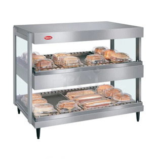 BRAND NEW! Hatco GRSDS-52D Metal Commercial Countertop 2 Tier Warming Display Merchandiser. 120 Volts, 1 Phase. Tested and Working!