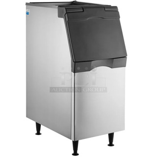 BRAND NEW! Scotsman B322S Stainless Steel Commercial  Ice Storage Bin 370 lb. Stainless Steel Exterior