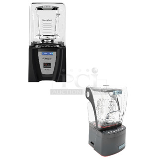 2 BRAND NEW Boxes Including Blendtec C825C11Q-B1GB1A Connoisseur 825 3.8 hp Blender with Sound Enclosure and Blendtec I885C2901-B1GB1D Stealth 885 In-Counter Blender Package With Noise Reduction. 2 Times Your Bid! Tested and Working!