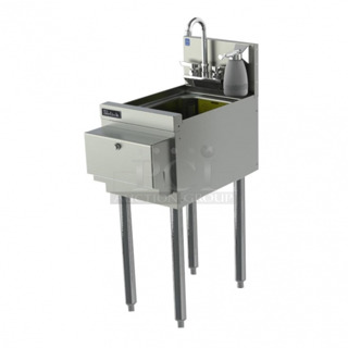BRAND NEW IN BOX! Perlick TS12HSN Stainless Steel Underbar Hand Sink Unit