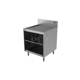 BRAND NEW IN BOX! Perlick 7055A-D Stainless Steel Underbar Glass Rack Storage