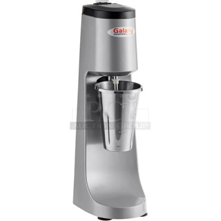BRAND NEW SCRATCH AND DENT! Galaxy 177SDM400 Stainless Steel Commercial Countertop Single Spindle Drink Mixer. 120 Volts, 1 Phase. Tested and Working!