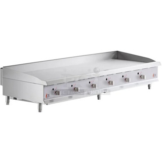 BRAND NEW SCRATCH AND DENT! 2023 Cooking Performance Group CPG 351GTCPG72NL 72" Natural Gas Countertop Griddle with Thermostatic Controls. 180,000 BTU. 