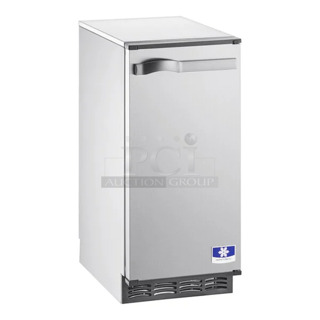 BRAND NEW SCRATCH AND DENT! 2024 Manitowoc UCP0050A-161 Stainless Steel Commercial Self Contained Undercounter Ice Machine. 115 Volts, 1 Phase.