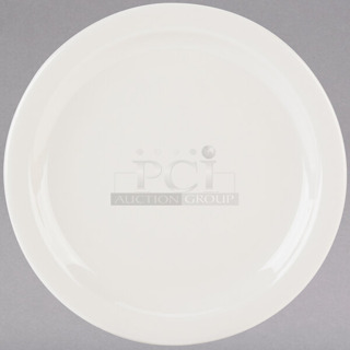 7 Boxes of 24 BRAND NEW! Tuxton TNR-008 9" Eggshell Plates. 7 Times Your Bid!