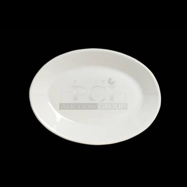 3 Boxes of 24 BRAND NEW! Steelite A100P140 10-5/8" Oval Platter Rolled Edge. 3 Times Your Bid! - Image 1 of 3