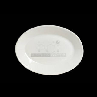 6 Boxes of 24 BRAND NEW! Steelite A100P140 10-5/8" Oval Platter Rolled Edge. 6 Times Your Bid!