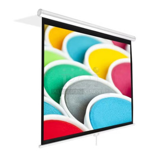 BRAND NEW IN BOX! Pyle PRJSM9406 Universal 84-Inch Roll-Down Pull-Down Manual Projection Screen - 50.3 in. x 67.3 in. Matte White