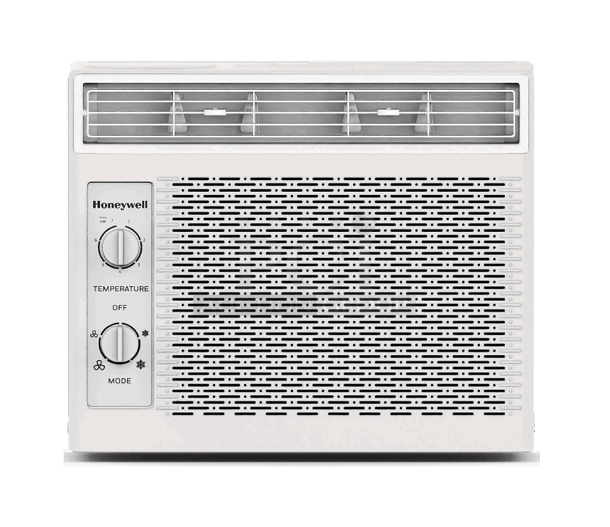 2 BRAND NEW IN BOX! Honeywell HAC5 5,000 BTU Window Air Conditioner, Adjustable Thermostat, 7 settings, Quiet, 150 sq ft Coverage. 2 Times Your Bid! - Image 1 of 6