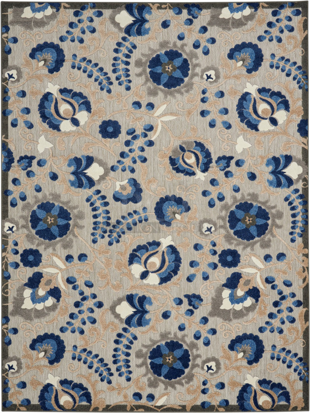 7'x10' ALH17 BATBL Aloha Collection Rug.  - Image 1 of 5
