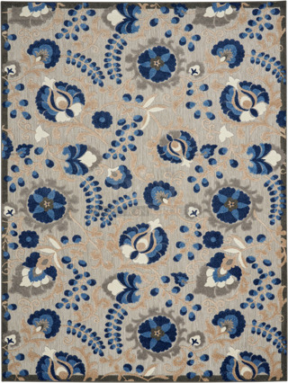 7'x10' ALH17 BATBL Aloha Collection Rug. 