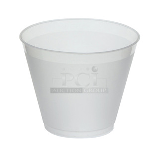PALLET LOT of 16 BRAND NEW Boxes of PF9 Frosted Poly 8.75 oz Tumblers. 16 Times Your Bid! 