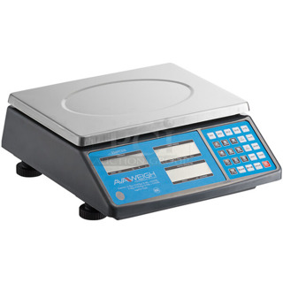 BRAND NEW SCRATCH AND DENT! AvaWeigh 334PCS15 15 lb. Digital Price Computing Scale. Tested and Working!