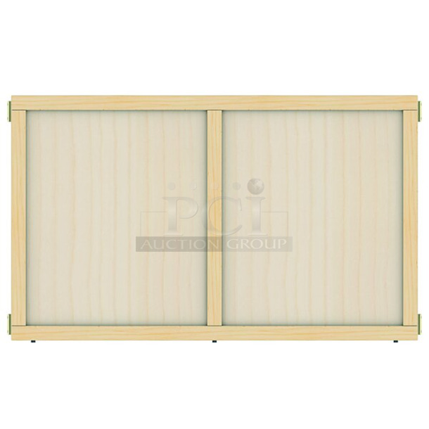 BRAND NEW SCRATCH AND DENT! KYDZ Suite 1514JCEPW 48" x 29 1/2" E-Height Plywood Panel. May Be Missing Pieces.  - Image 1 of 3
