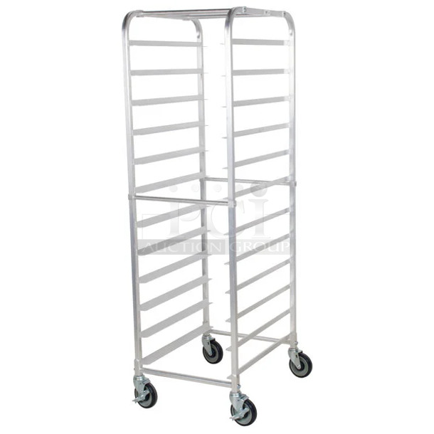 2 BRAND NEW SCRATCH AND DENT! Regency 600PR125K 12 Pan End Load Bun / Sheet Pan Rack - Unassembled. May Be Missing Pieces. 2 Times Your Bid.  - Image 1 of 4
