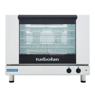 BRAND NEW SCRATCH AND DENT! Turbofan Moffat E28M4 20MSERIES Stainless Steel Commercial Countertop Electric Powered Convection Oven. 220-240 Volts, 1 Phase. 