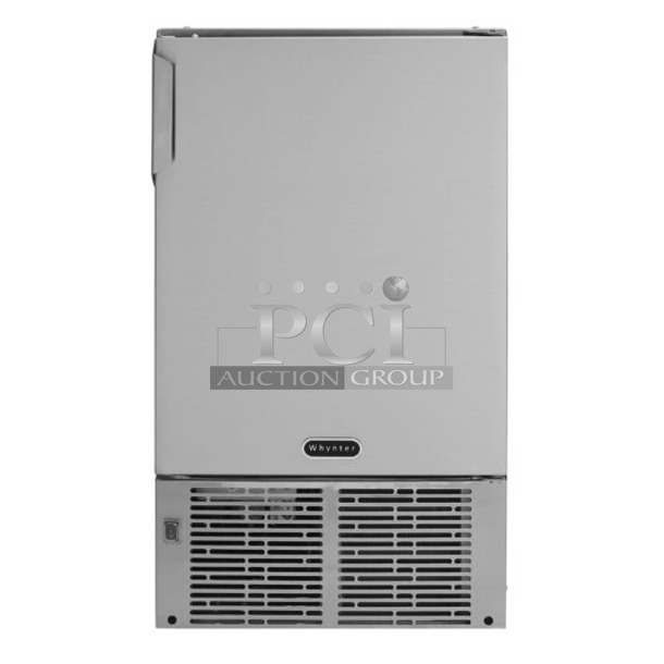 BRAND NEW SCRATCH AND DENT! Whynter MIM-14231SS Stainless Steel 14” Undercounter Automatic Marine Ice Maker 23lb Daily Output. 115 Volts, 1 Phase. Tested and Working! - Image 1 of 5