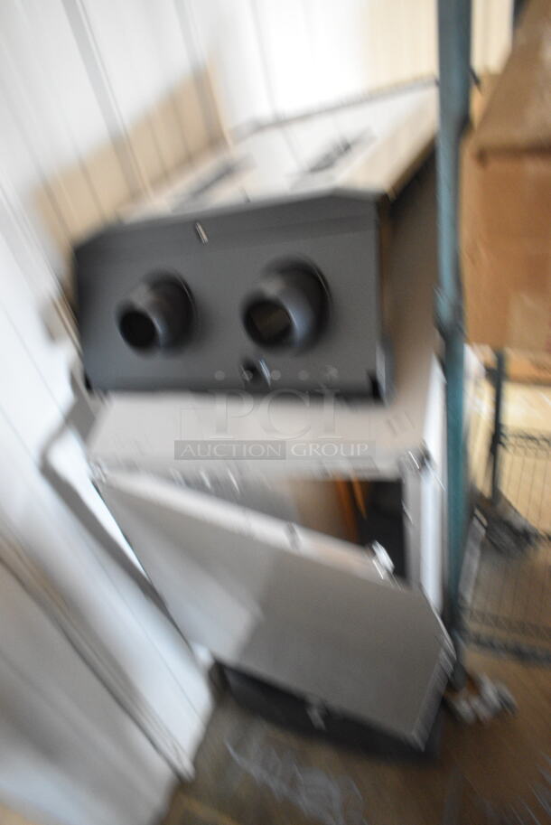 BRAND NEW SCRATCH AND DENT! 2024 Scotsman HID312AB-1A Meridian Countertop Ice Machine and Water Dispenser with Push Button Dispensing - 12 lb. Bin Storage. 115 Volts, 1 Phase.  - Image 2 of 3