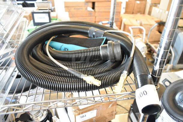BRAND NEW SCRATCH AND DENT! Mytee 8501V 15' Internal Vacuum and Solution Hose Combo with Cuff Assembly for Select Carpet Extractors - Image 2 of 6