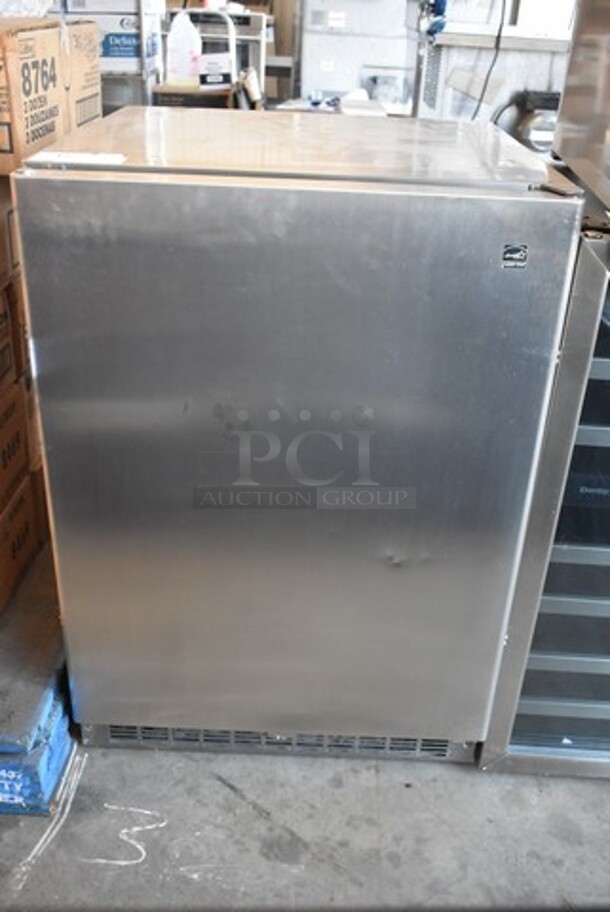 BRAND NEW SCRATCH AND DENT! Danby DAR055D1BSSPRO Silhouette Aragon Stainless Steel Outdoor Single Door Undercounter Refrigerator. 115 Volt, 1 Phase. Tested and Working! - Image 2 of 6