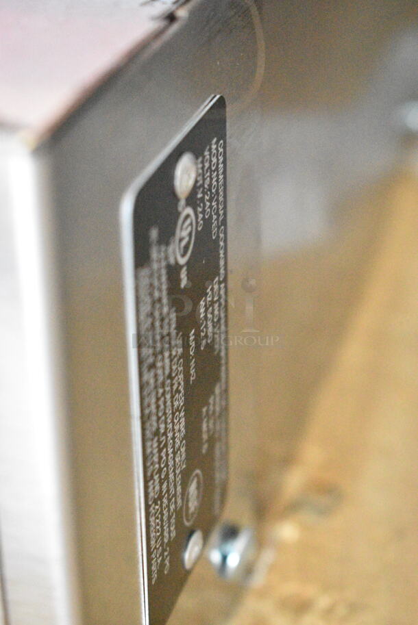 2 BRAND NEW SCRATCH AND DENT! Vulcan VC4ED Stainless Steel Commercial Electric Powered Full Size Convection Oven w/ View Through Doors, Metal Oven Racks and Thermostatic Controls. Does Not Come w/ Legs. 240 Volts, 1/3 Phase. 2 Times Your Bid! 
 - Image 11 of 12