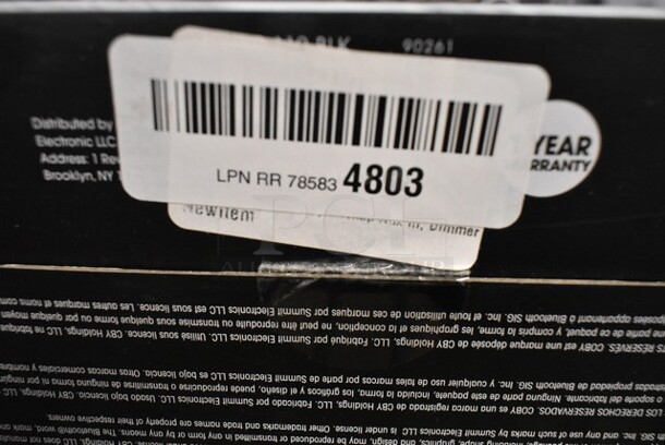 4 BRAND NEW IN BOX! Coby Bluetooth Clock Radio. 4 Times Your Bid!  - Image 4 of 4