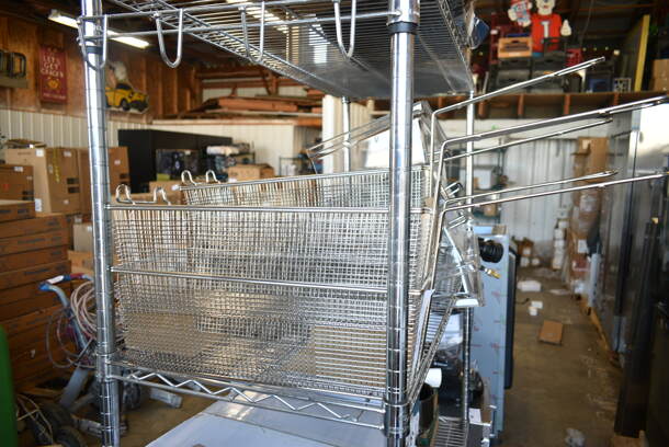 5 BRAND NEW SCRATCH AND DENT! Metal Fry Baskets. 5 Times Your Bid!  - Image 3 of 5