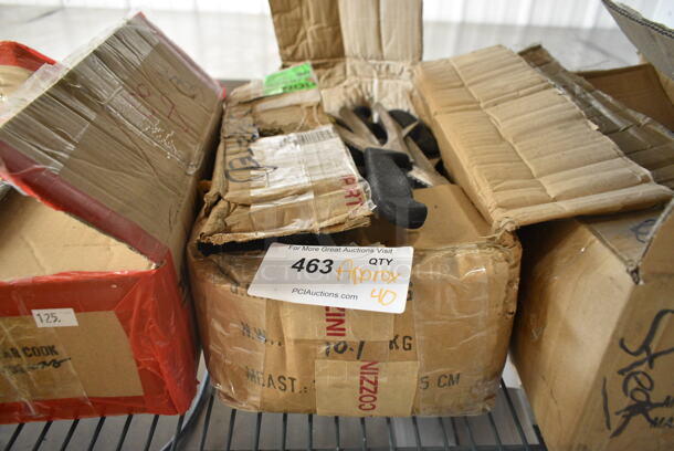 40 SHARPENED Stainless Steel Knives Including Serrated Bread Knives. 40 Times Your Bid! - Image 2 of 2