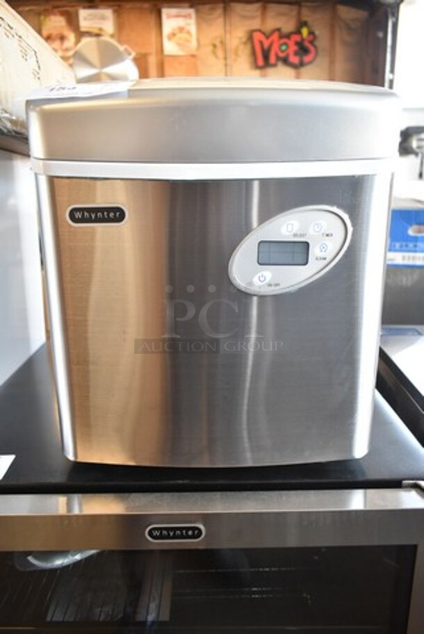BRAND NEW SCRATCH AND DENT! Whynter IMC-490SS Portable 49lb Freestanding Stainless Steel Ice Maker. 115 Volts, 1 Phase. Tested and Working! - Image 2 of 6