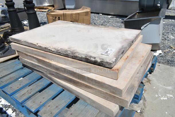 PALLET LOT of 5 Pizza Oven Cooking Stones. 5 Times Your Bid!  - Image 2 of 2