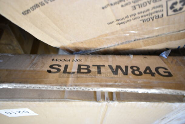 2 BRAND NEW IN BOX! Items Including SLBTW84G SereneLife Waterproof Boat Bimini Top Cover and SereneLife SLBT460G 4 Bow Bimini Top Boat Cover - Front Hold-Down Straps and Rear Support Arms, Includes Mounting Hardware with 1 Inch Aluminum Frame. 2 Times Your Bid! - Image 3 of 5